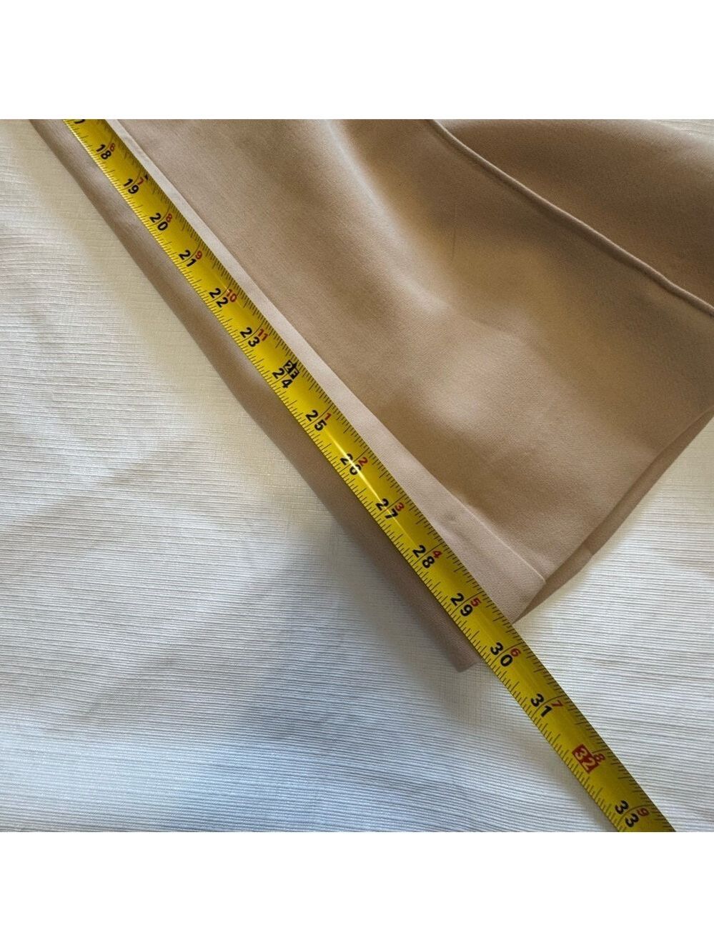 Ever New Melbourne Mila D-Ring Beige Wide-Leg Women's Pants - Picture 12 of 16